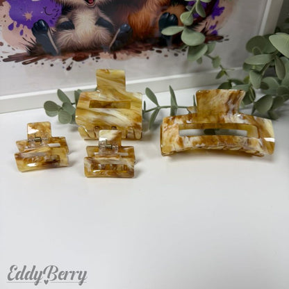 Haarclip Hell-Marmor Optik | 3 Varianten | MEETS Liveverkauf