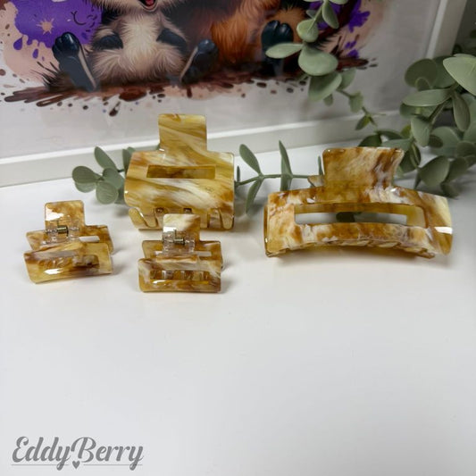 Haarclip Hell-Marmor Optik | 3 Varianten | MEETS Liveverkauf