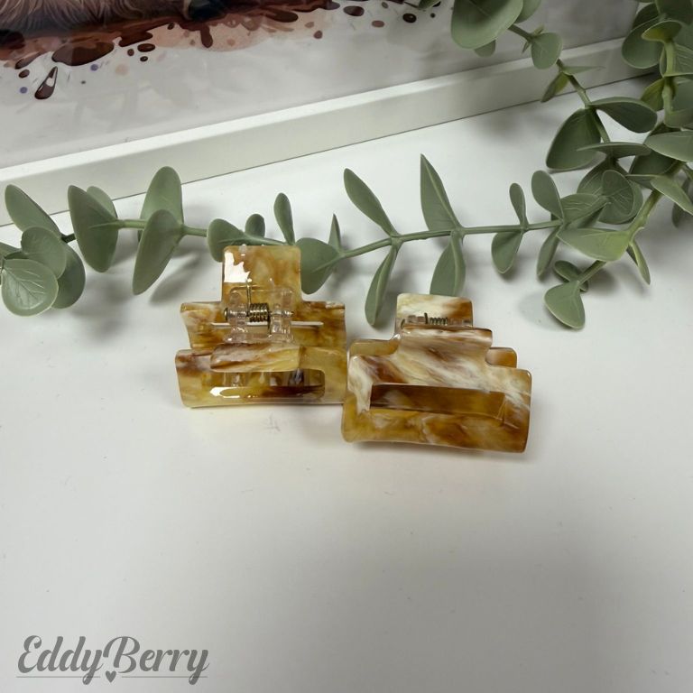 Haarclip Hell-Marmor Optik | 3 Varianten | MEETS Liveverkauf