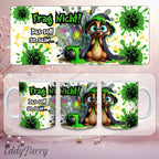 Keramikbecher mit Druck | Frag Nicht | EddyBerry® Design