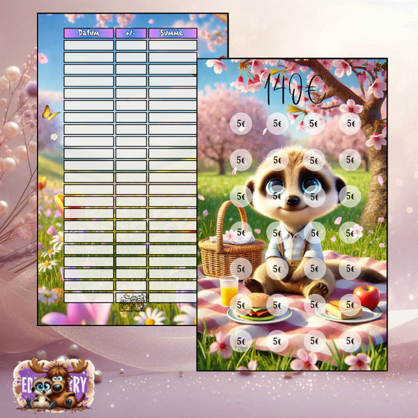 140€ Frühlingsmoment | A6 Spar-Challenge | EddyBerry® Design