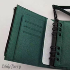Emerald Schimmer Deluxe A6 Budget Binder | Exklusives EddyBerry® Design