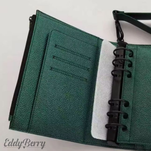 Emerald Schimmer Deluxe A6 Budget Binder | Exklusives EddyBerry® Design