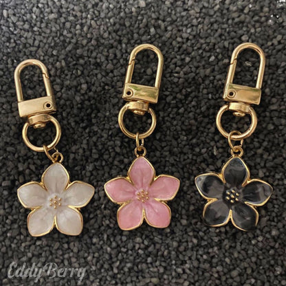 Blütenförmige Schlüsselanhänger