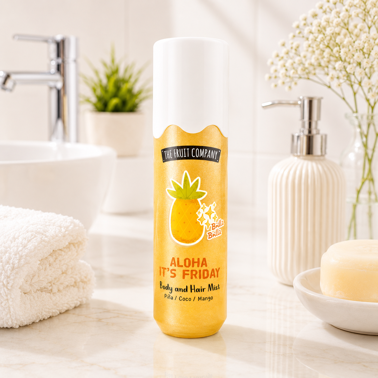 The Fruit Company – Glitzer-Haar- und Körperspray