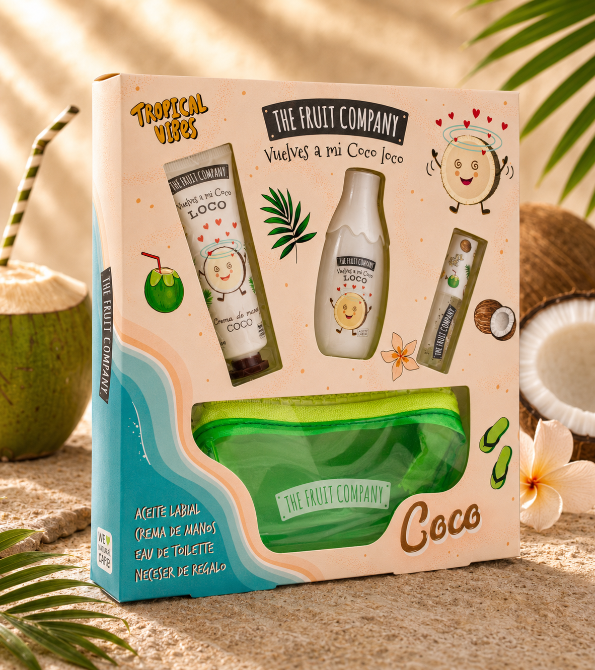 The Fruit Company – Geschenkset Summer – Kokosnuss