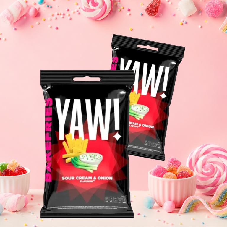 YAW - BAKEFRIES - SOUR CREAM & ONION - 40G