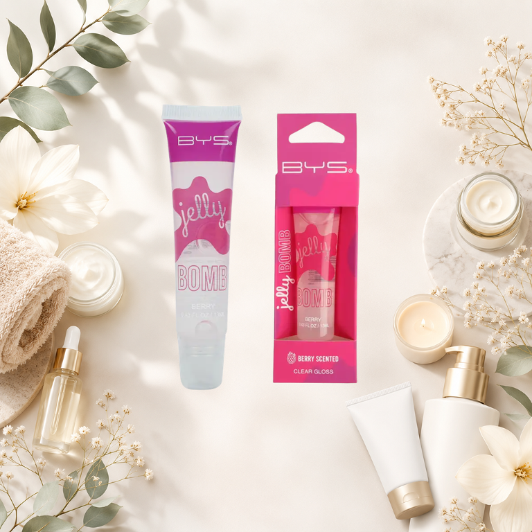 BYS Jelly Bomb Lipgloss Beere in Hangsell-Box