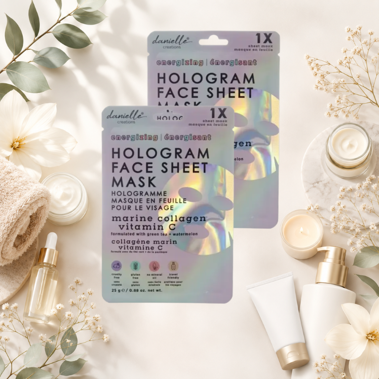 Danielle Hologramm-Gesichtsmaske, 1 Stück