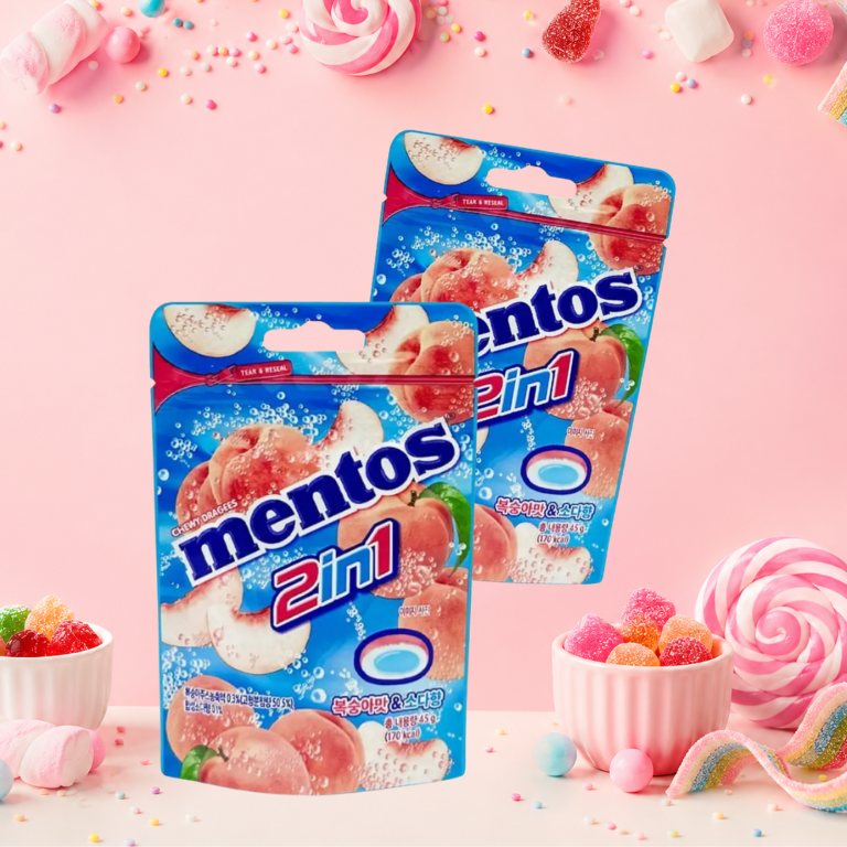 Mentos Duo - Kyoho Peach & Soda - 45g