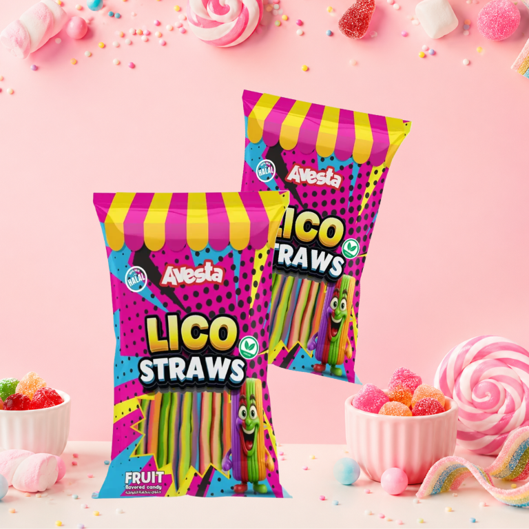 Avesta Lico Straws Fruits Halal 70g