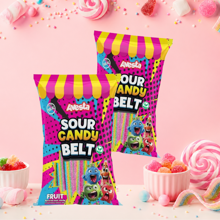 Avesta Sour Belt Fruit Halal 70g