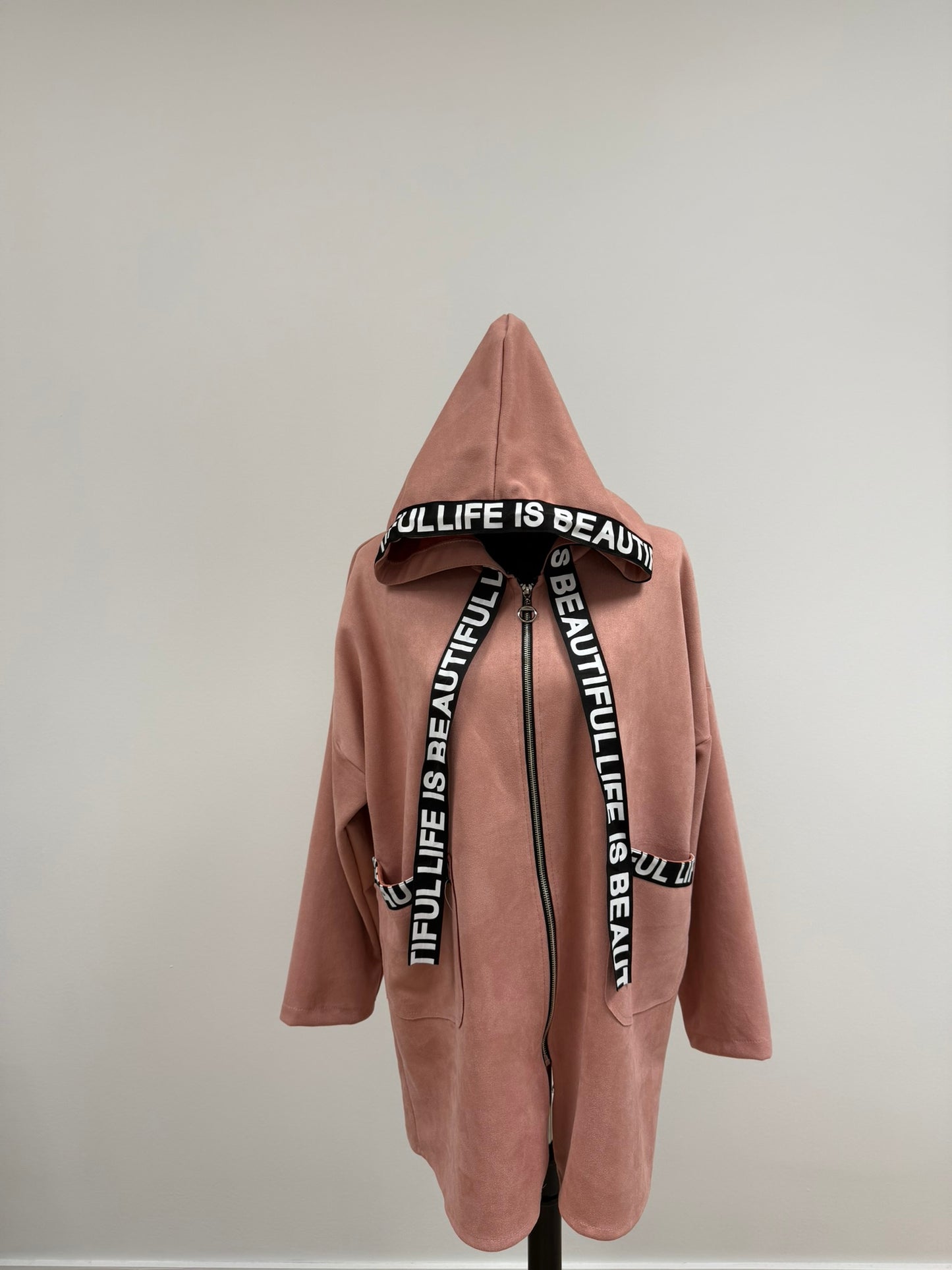 Long Zip Hoodie Mantel (Bis Gr.44) | MEETS Liveverkauf