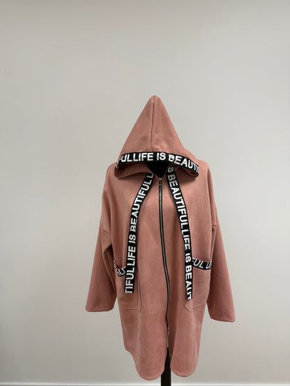 Long Zip Hoodie Mantel (Bis Gr.44) | MEETS Liveverkauf