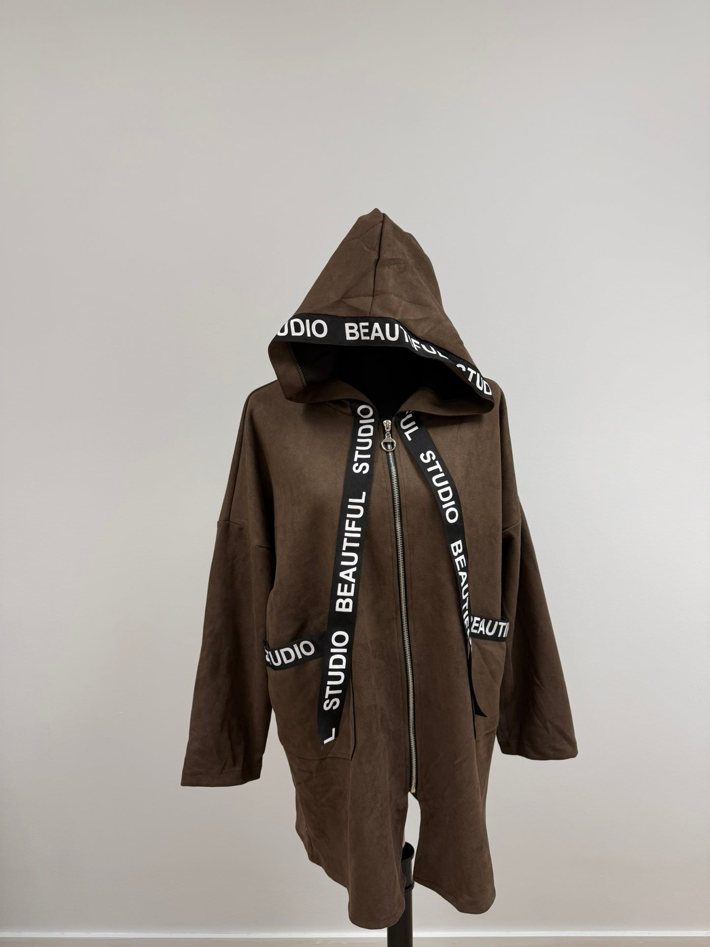 Long Zip Hoodie Mantel (Bis Gr.44) | MEETS Liveverkauf