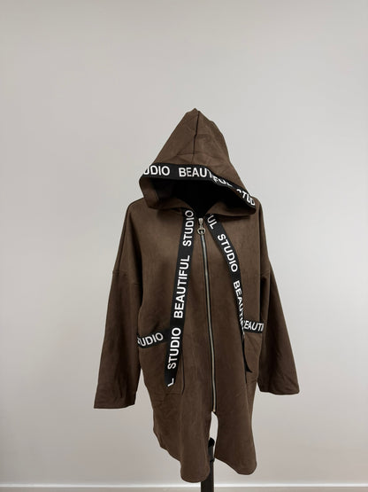 Long Zip Hoodie Mantel (Bis Gr.44) | MEETS Liveverkauf