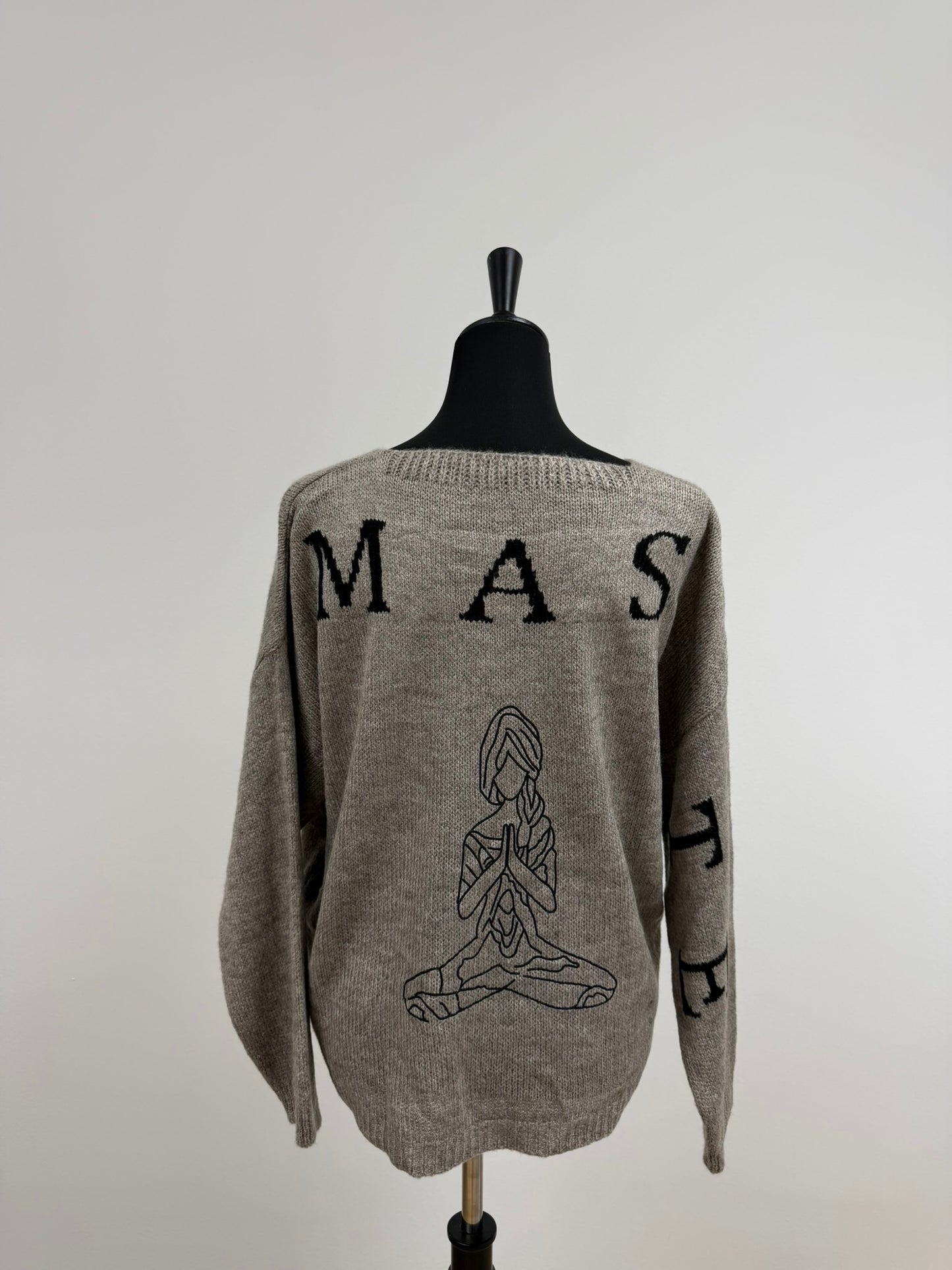 Strickpullover „NAMASTE“ (bis Gr.44) | MEETS Liveverkauf