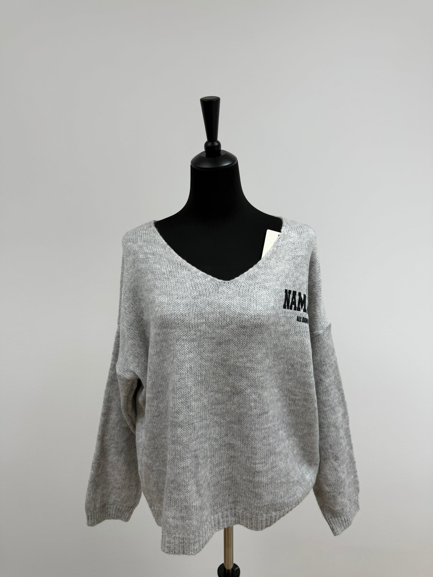 Strickpullover „NAMASTE“ (bis Gr.44) | MEETS Liveverkauf