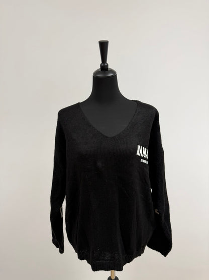 Strickpullover „NAMASTE“ (bis Gr.44) | MEETS Liveverkauf