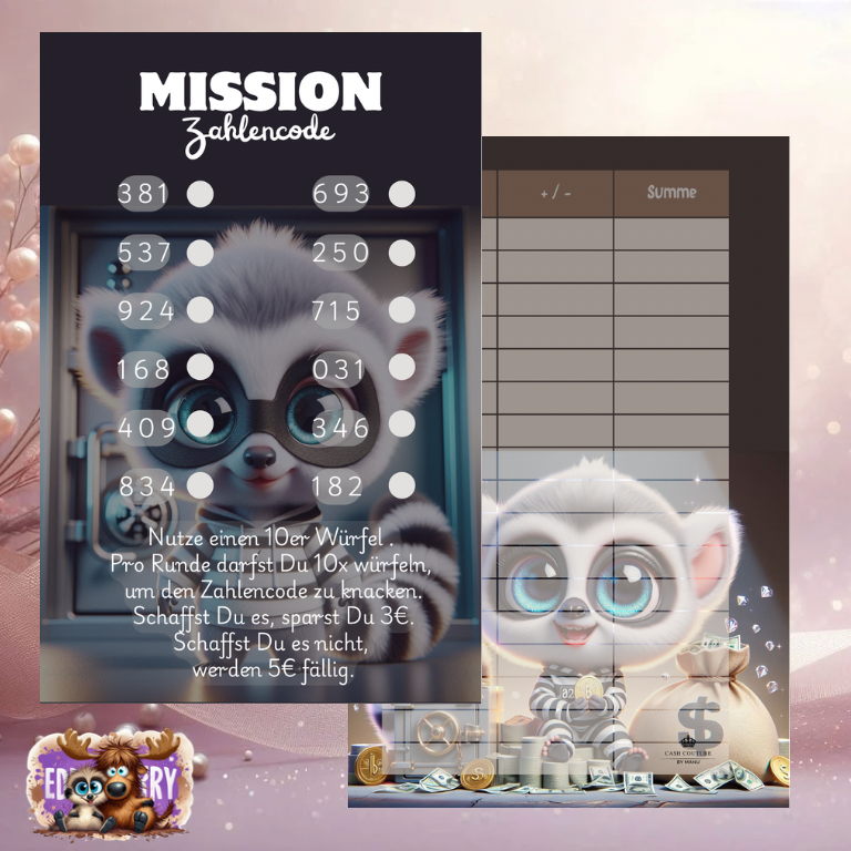 Mission Zahlencode | A6 Abheft-Challenge