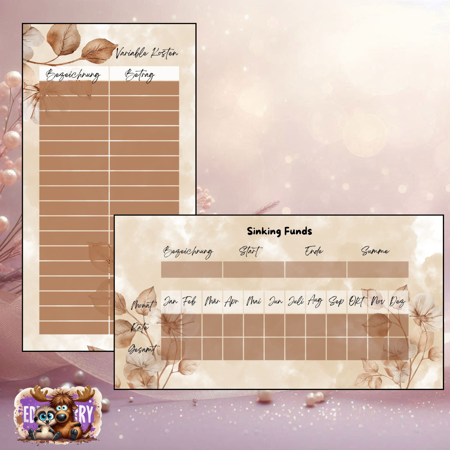 Sinking Funds | Ver. Größen | EddyBerry® Design