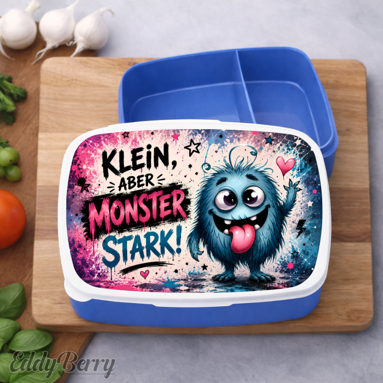 Brotdose | Monster blau | EddyBerry® Design
