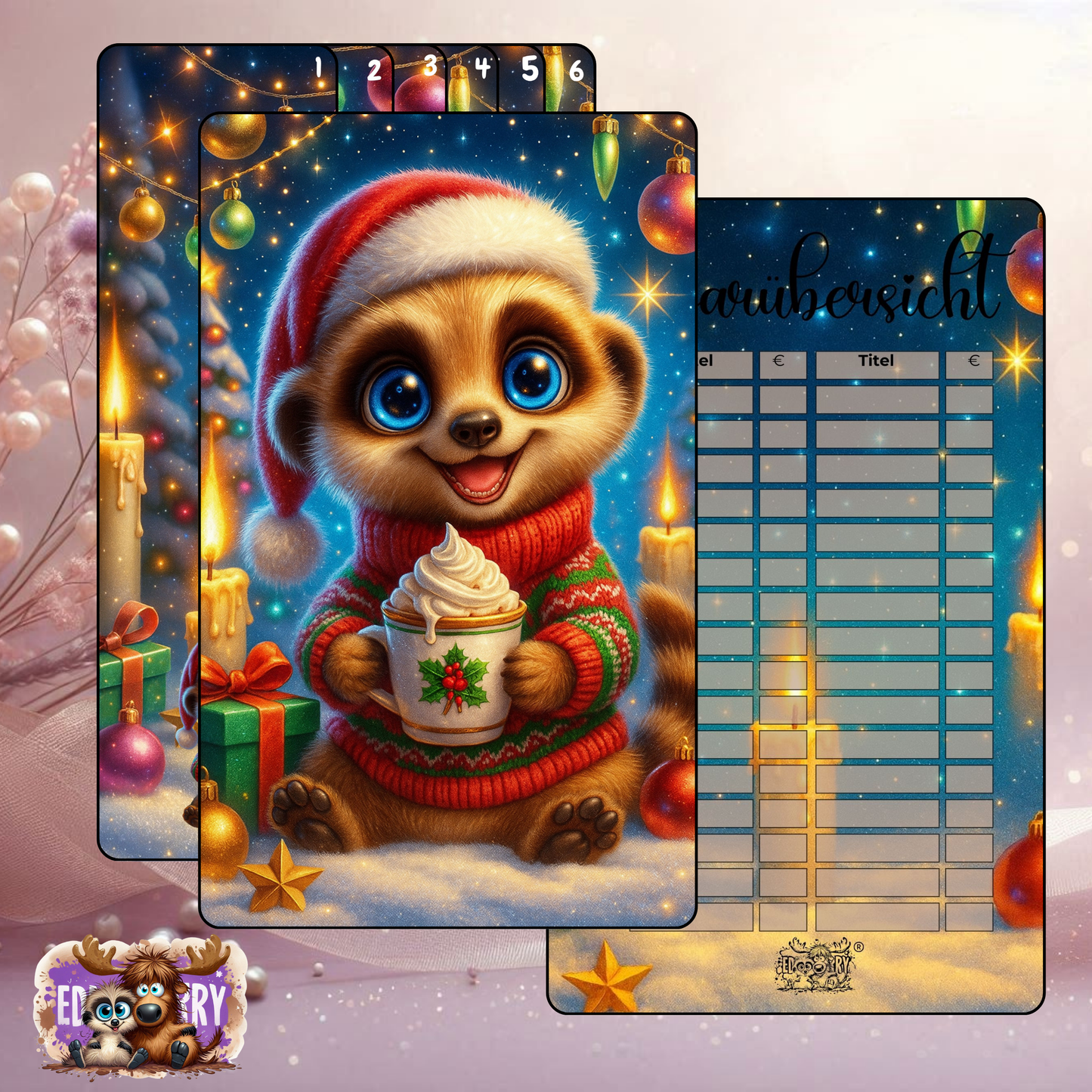 Register 1-6 | Eddy Frohe Weihnachten | EddyBerry® Design