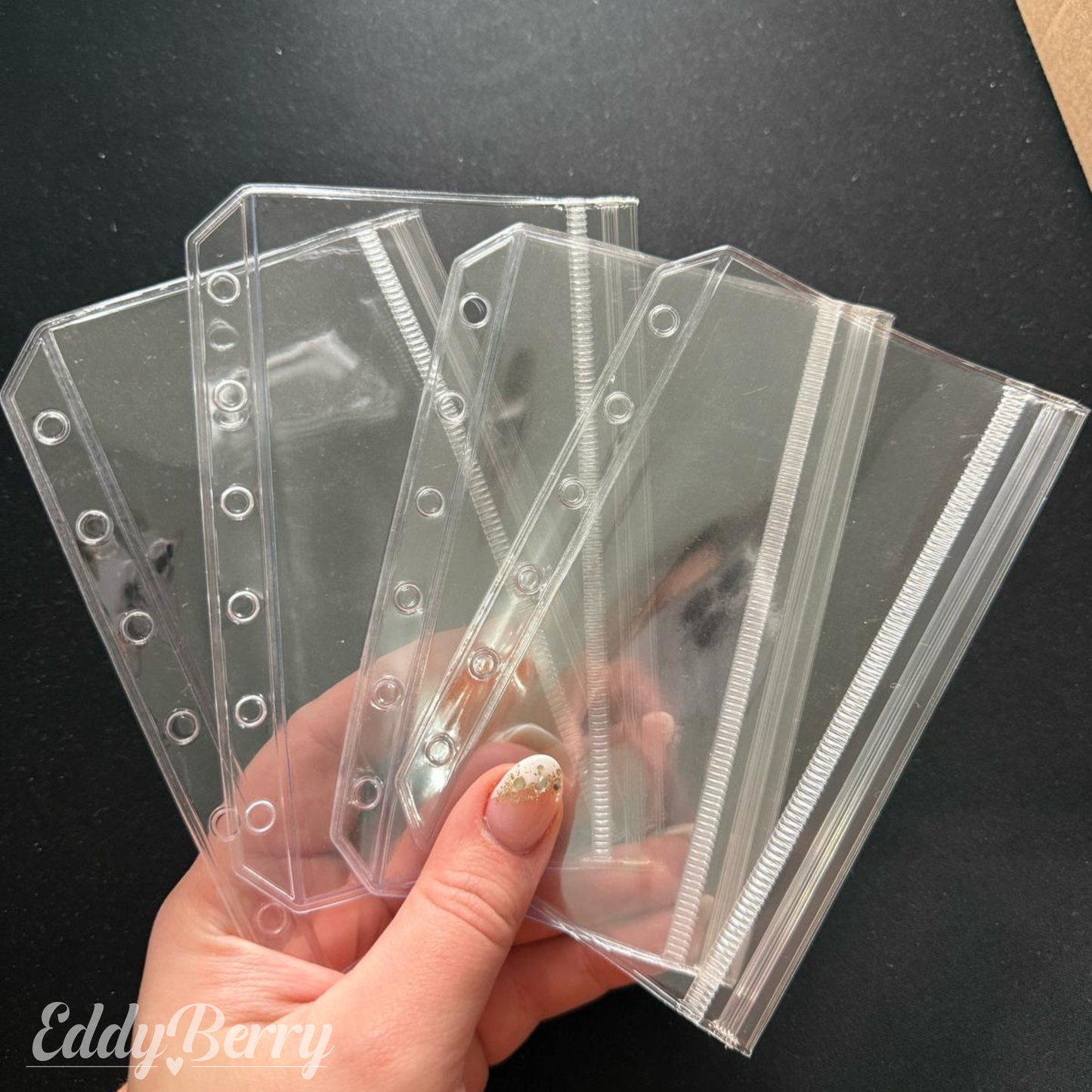 Hüllen Zipper-Folien für A7 Binder (druck Verschluss)