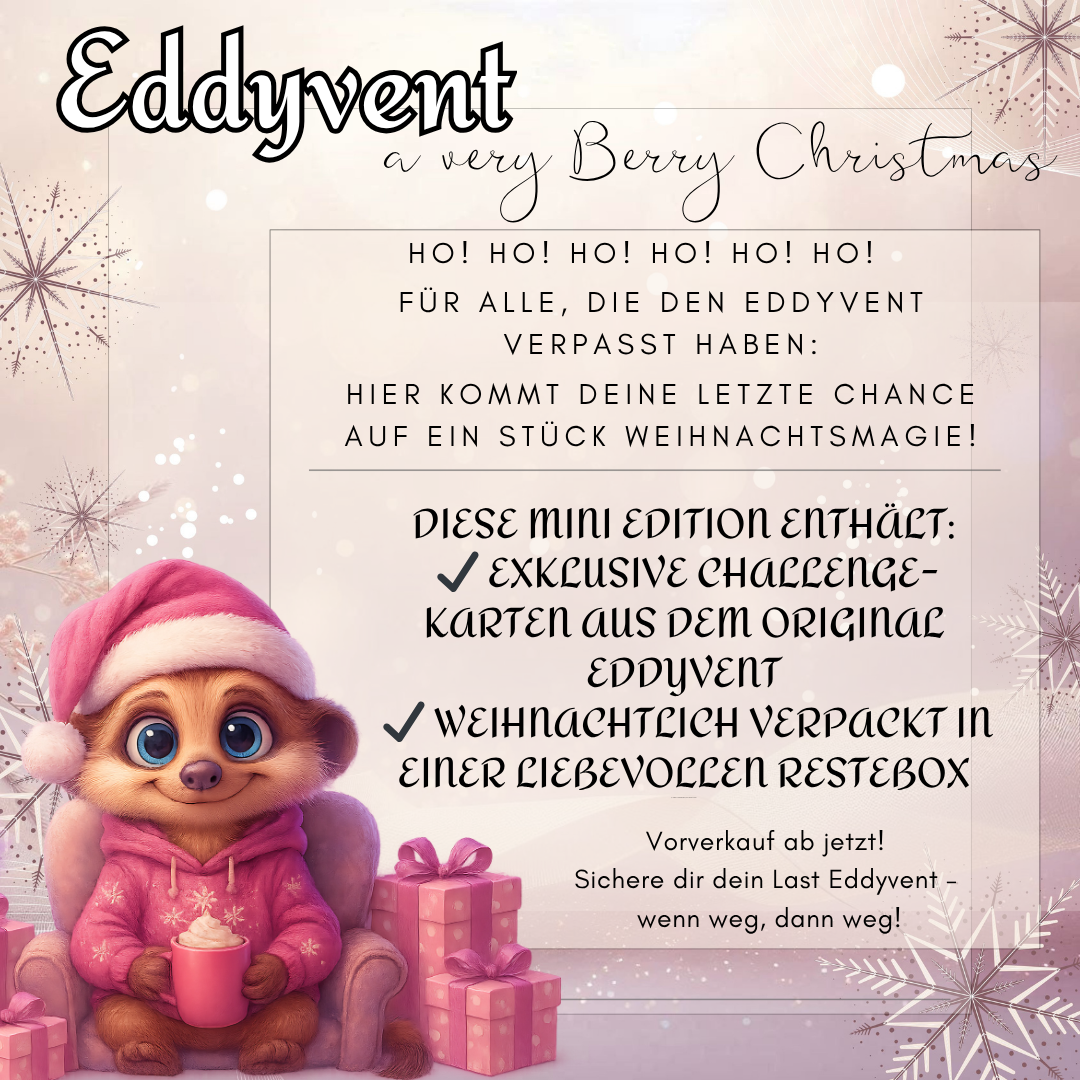 Last Eddyvent – Mini Edition | a very Berry Christmas Challenge-Box