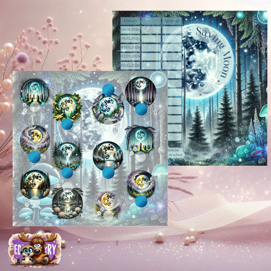 Saving Moon | A6 Klappkarten-Challenge