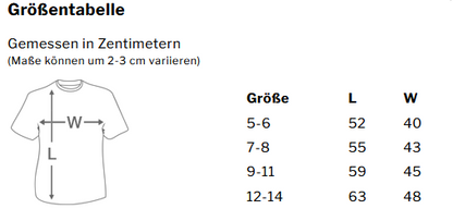 Kinder T-Shirt bedruckt – 100 % Baumwolle