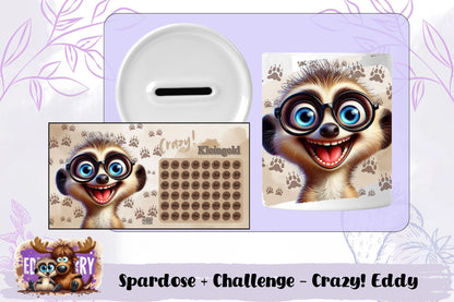 Spardose + Kleingeld-Challenge – Crazy!