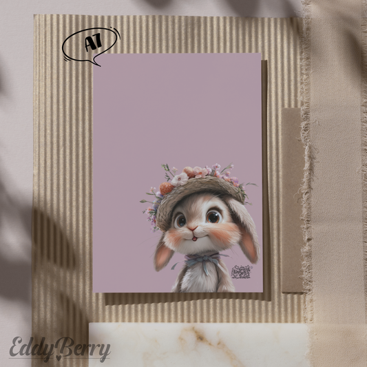 Notizblock A7 | Häschen Frühling | EddyBerry® Design