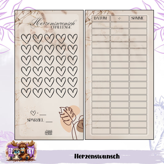 Herzenswunsch - Beige - A6