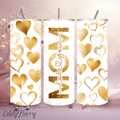 Love – Gold Hearts | 20oz Tumbler | EddyBerry® Design