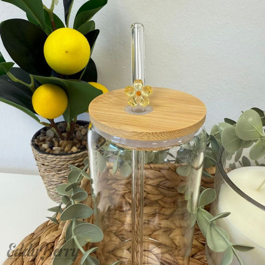 Glasstrohhalm - Gelbe Blume