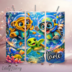 Cash & Eddy Unterwasserabenteuer | 20oz Tumbler | personalisierbar | EddyBerry® Design