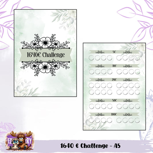 1640 € Spar-Challenge – Schlicht & stilvoll mit Blumen-Design