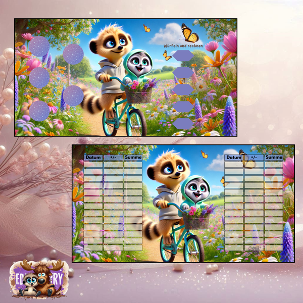 Sparen auf zwei Rädern | A6 Spar-Challenge |EddyBerry® Design