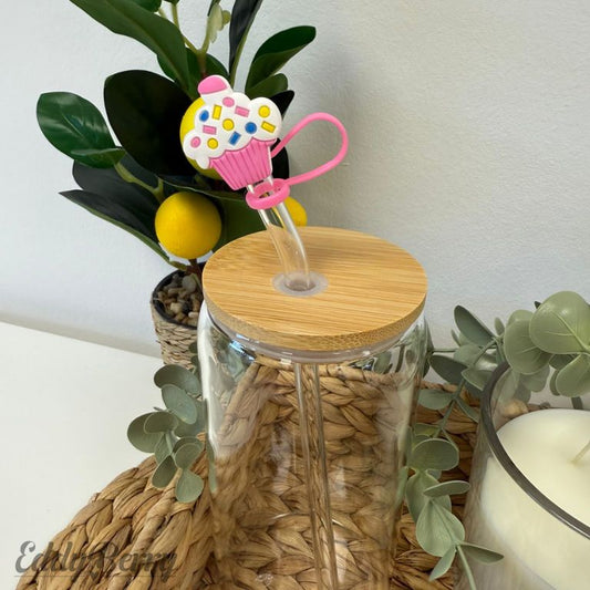 Strohhalm-Topper - Muffin