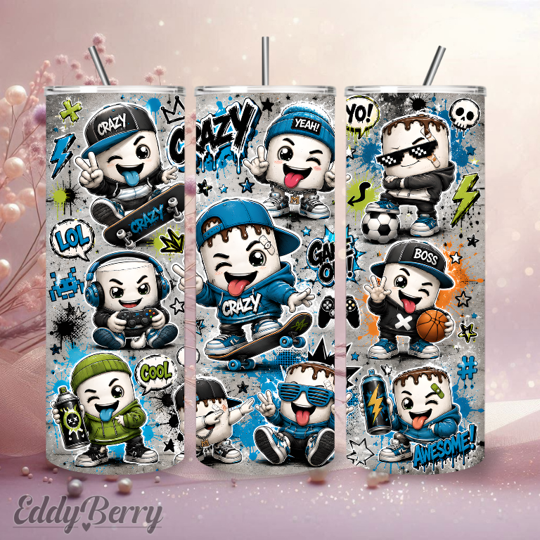 Crazy Boys | 20oz Tumbler  | EddyBerry® Design