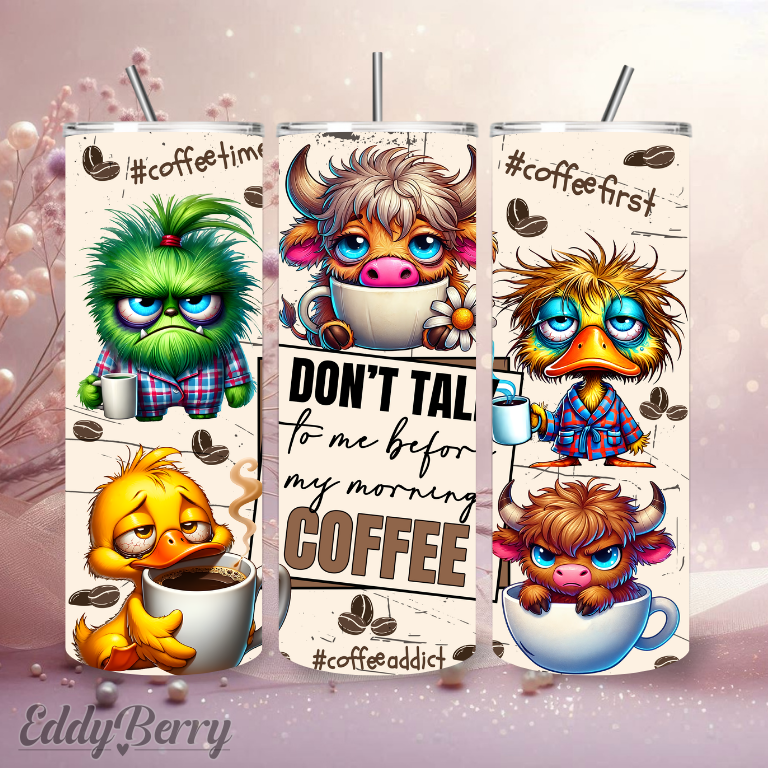 Lustige Tier Motive | 20 oz Tumbler | Kreativ Design