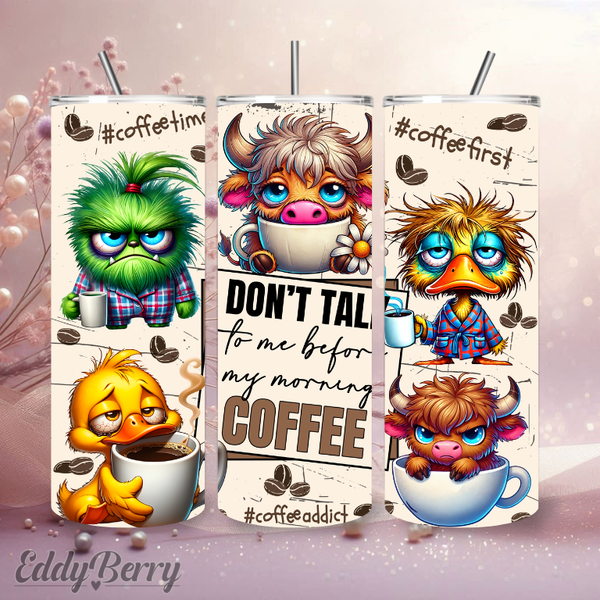 Lustige Tier Motive | 20 oz Tumbler | Kreativ Design