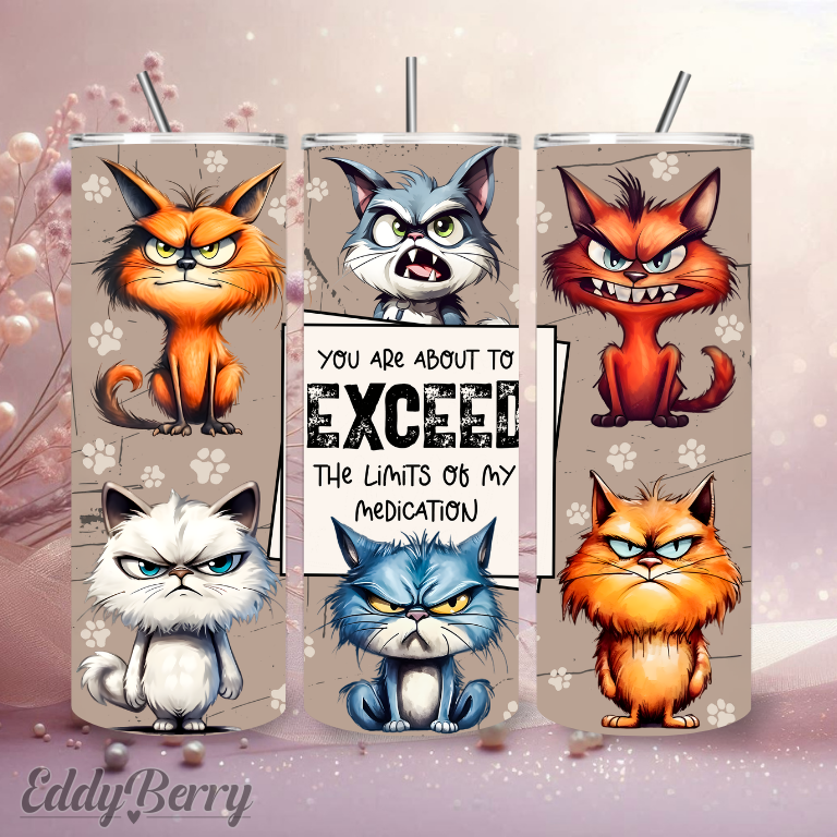 Lustige Tier Motive | 20 oz Tumbler | Kreativ Design