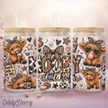 Moody Little Heifer| 16oz Glas | EddyBerry® Design