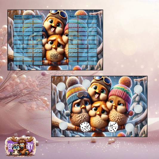 Kuschel Spatzen | A7 Challenge | EddyBerry® Design