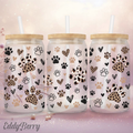 Leo Pfoten | 16oz Glas | EddyBerry® Design