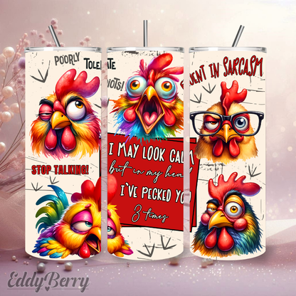 Lustige Tier Motive | 20 oz Tumbler | Kreativ Design