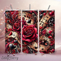 Rosen & Musiknoten | 20 oz Tumbler | Kreativ Design