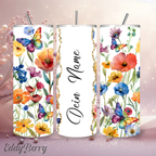 Personalisiertes Blumen Design | 20 oz Tumbler | ver. Motive | Kreativ Design